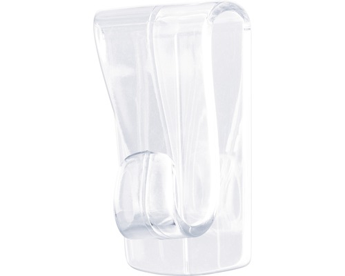 Transparenter Klebehaken