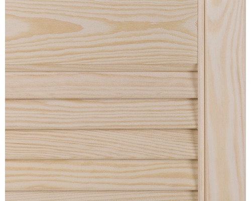 Detailansicht eines Fensterladens aus Holz