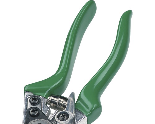 Vue détaillée d''un sécateur avec poignées