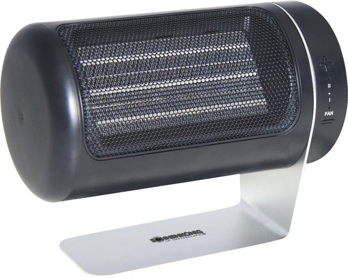 Sonnenkönig Heizlüfter mit silberfarbenem Standfuß