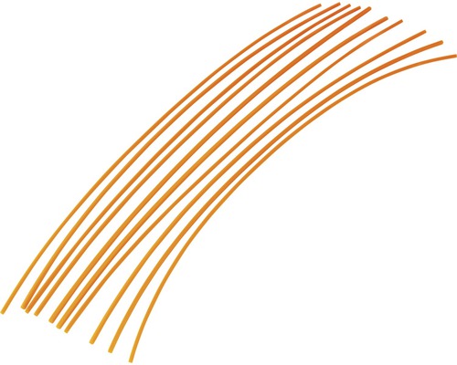 Plusieurs fils de soudure orange