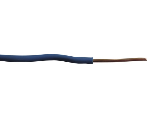 Conducteur H07 V-U 1x2.5 mm², 100 m bleu