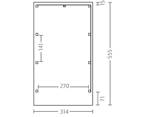 Dessin technique avec dimensions
