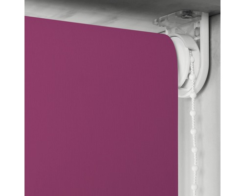 Lila Seitenzugrollo mit Kettenzug