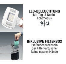 LED-Beleuchtung mit Tag- und Nachtlichtmodus und inklusive Filterbox