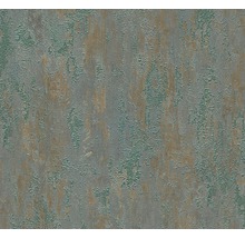 Papier peint intissé 32651-2 Vert La Havane brun vert métallique
