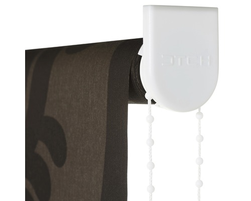 Rollo mit Muster und Kettenzug