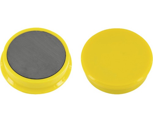 Deux patins ronds pour meubles avec boîtier en plastique et surface de glissement