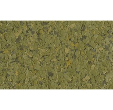 Gros plan sur des flocons de nourriture pour poissons