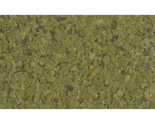 Gros plan sur des flocons de nourriture pour poissons