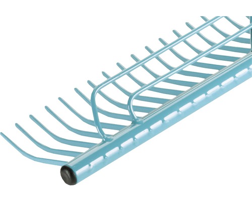 Vue détaillée d''un égouttoir à vaisselle en métal