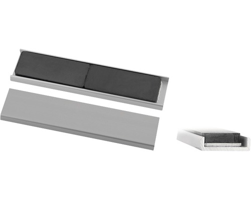 Barre magnétique avec deux aimants et couvercle