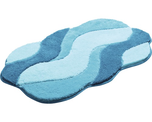 Tapis de bain à motif ondulé