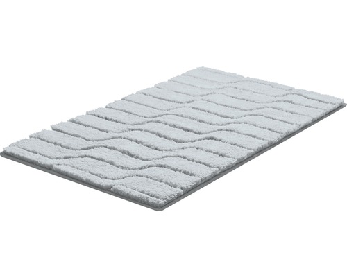 Tapis de bain rectangulaire avec motif de brique