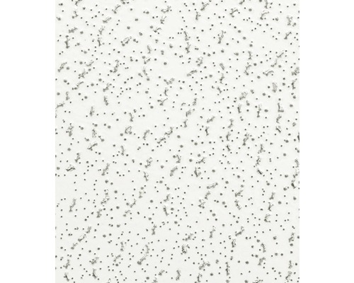 Detailaufnahme einer Akustikdecke mit Löchern und Struktur