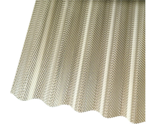 Tissu métallique avec motif ondulé