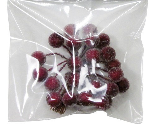Dekorative Beeren in durchsichtiger Verpackung