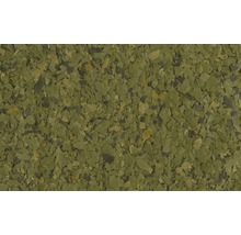 Gros plan sur des flocons de nourriture pour poissons