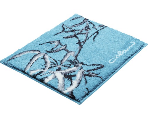 Tapis rectangulaire avec motif de plante