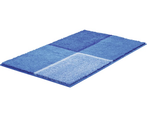 Tapis de bain rectangulaire avec motif géométrique