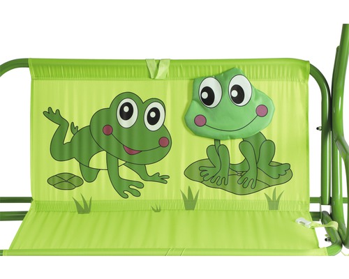 Kinderschaukel mit Froschmotiv