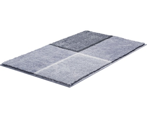 Tapis de bain rectangulaire avec motif géométrique