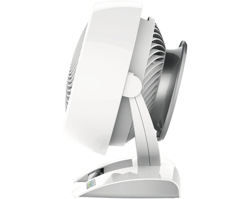 Weisser Tischventilator zur Luftzirkulation