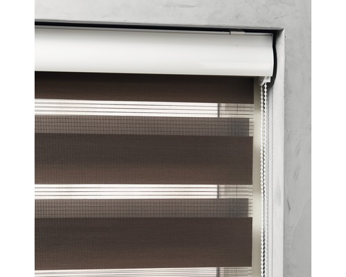 Fensterrollo mit Streifenmuster für den Innenbereich