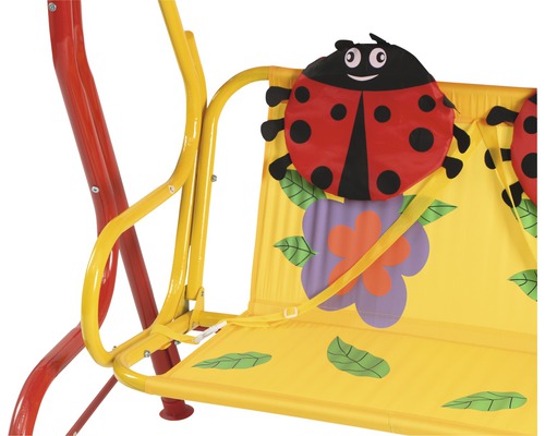 Kinderschaukel mit Marienkäfer Motiven