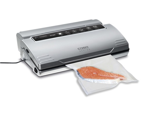 Machine sous vide Caso VC300 avec poisson emballé