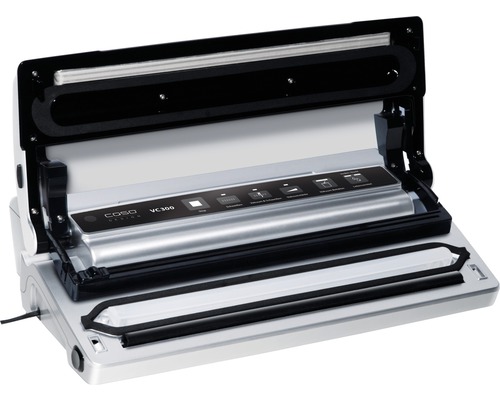 Machine sous vide avec couvercle ouvert