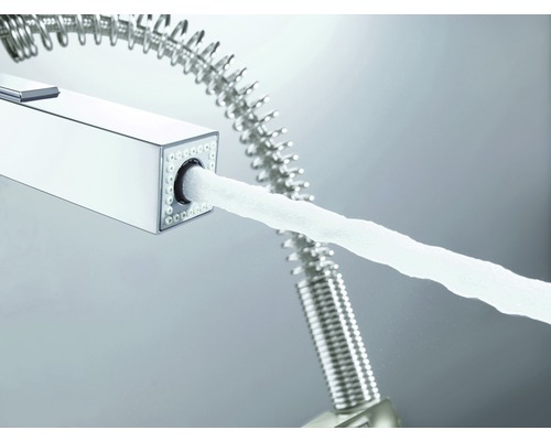 Robinet de cuisine avec tuyau de douche et jet d''eau