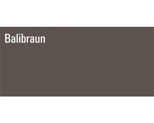 Farbmuster Balibraun