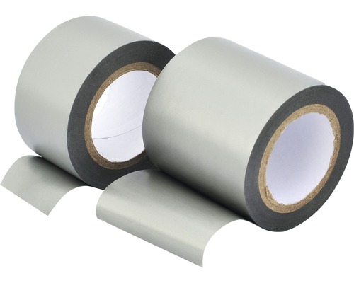 Deux rouleaux de ruban adhésif gris