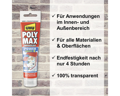 Uhu Poly Max Montagekleber Tube