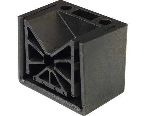 Connecteur d''angle noir en plastique