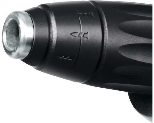 Detailaufnahme eines Bohrfutters für eine Bohrmaschine.