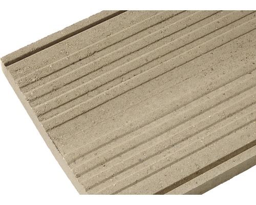 Beton Randstein mit Rillen