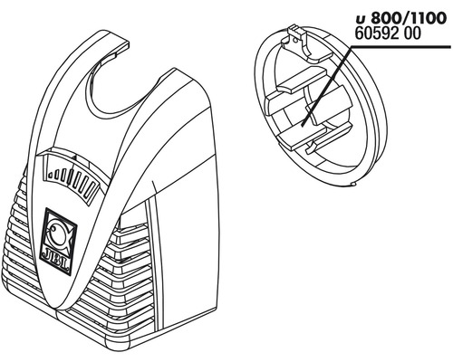 Pièce de rechange JBL pour filtre d''aquarium