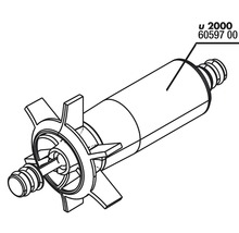 Rotor de rechange pour pompe de bassin U 2000