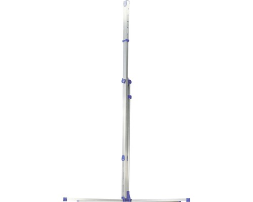 Barre de mesure en aluminium avec pieds dépliables