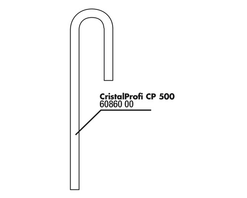 JBL CristalProfi CP 500 Coude en U