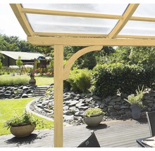 Toiture pour terrasse SKAN HOLZ Venezia 648x239 cm nature