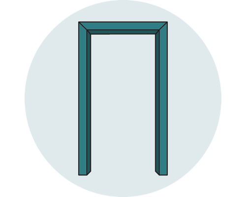 Cadre de porte pour installation intérieure