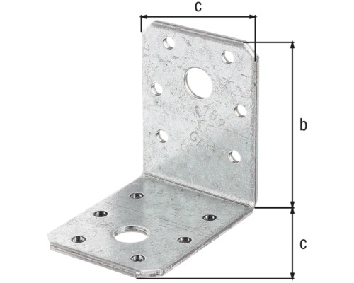Connecteur d''angle avec dimensions