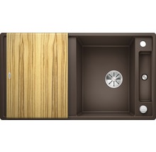 Blanco AXIA III 5 S Spüle BxT 915x510 mm Silgranit cafe inkl. Holzschneidbrett 523214