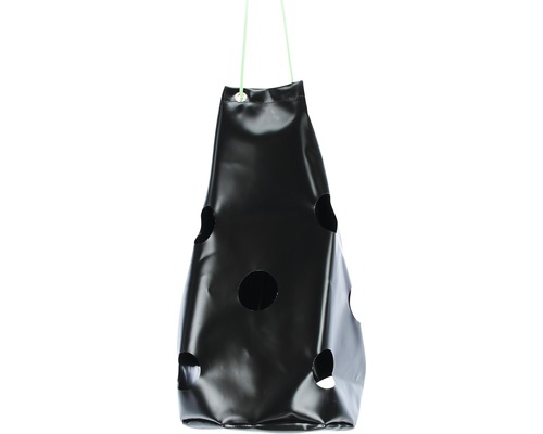 Sac de culture noir avec suspension et trous de plantation
