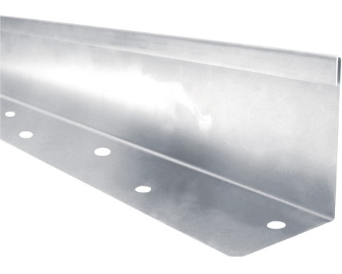 Cornière métallique avec rangée de trous