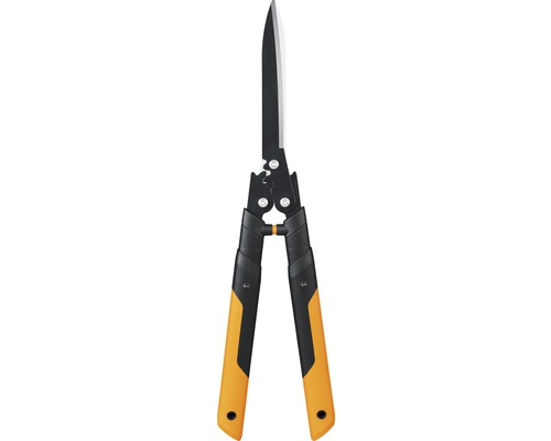 Heckenschere mit Stahlklingen und Griffen
