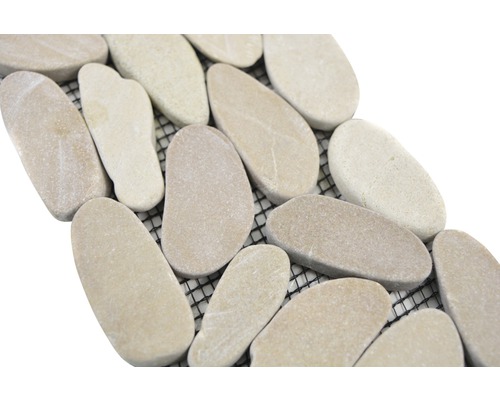 Tapis mosaïque avec pierres naturelles